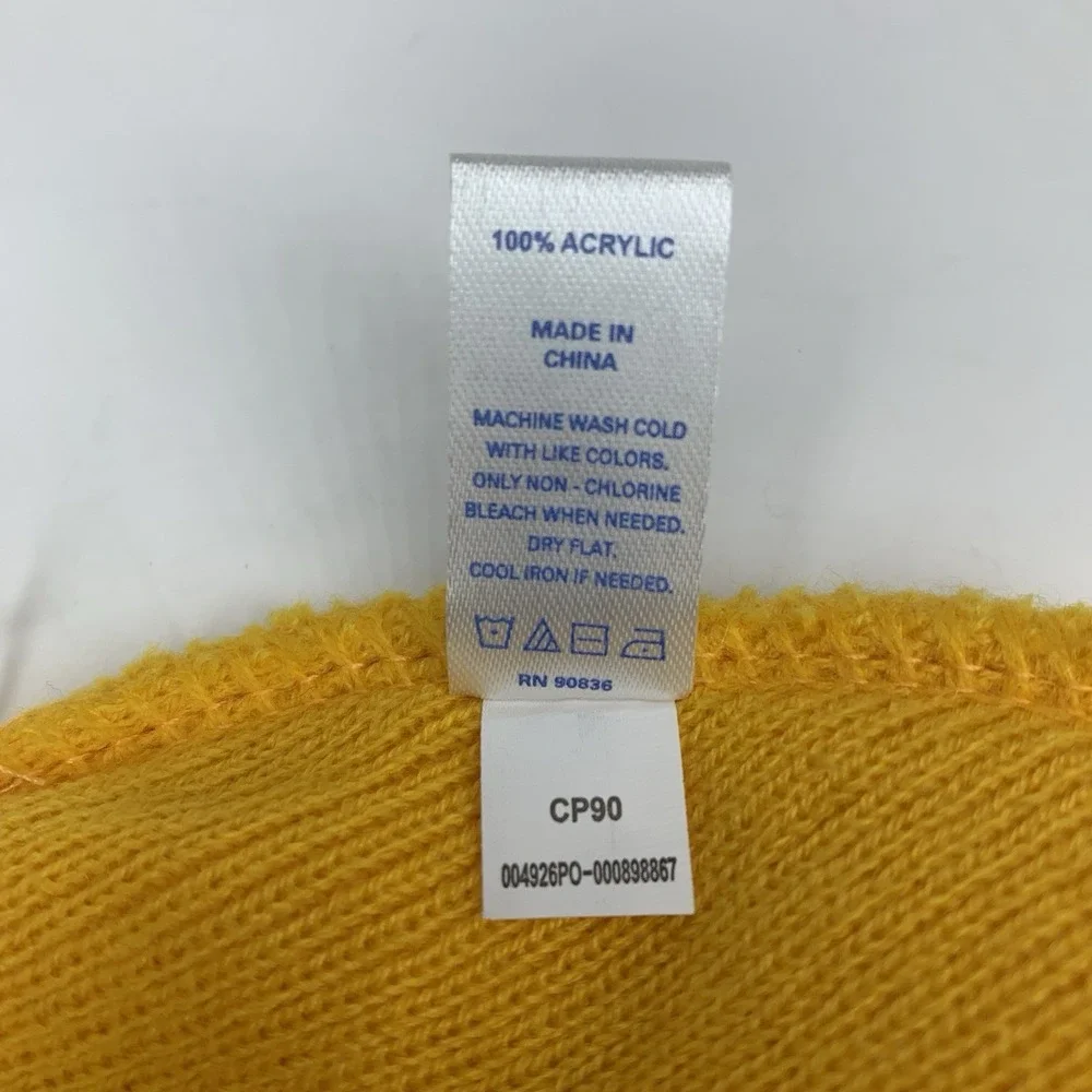 UCO Beanie Hat Cap University Central Oklahoma Bronchos Yellow OSFM Acrylic